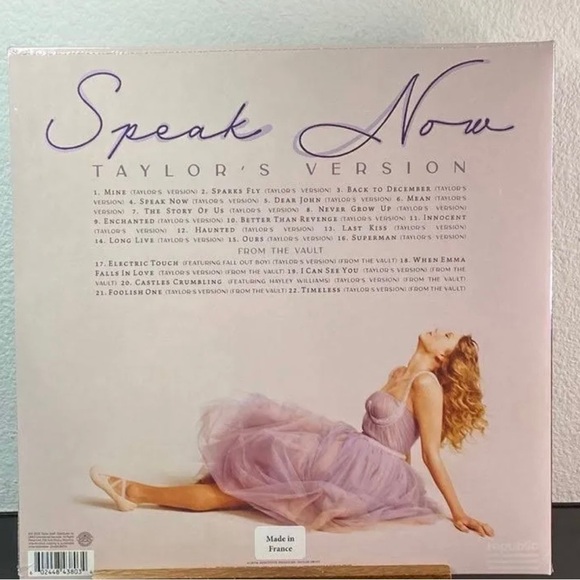Taylor Swifts- Speak Now ( Taylor’s Version) Target Exclusive Vinyl ( 3L… - Picture 4 of 5